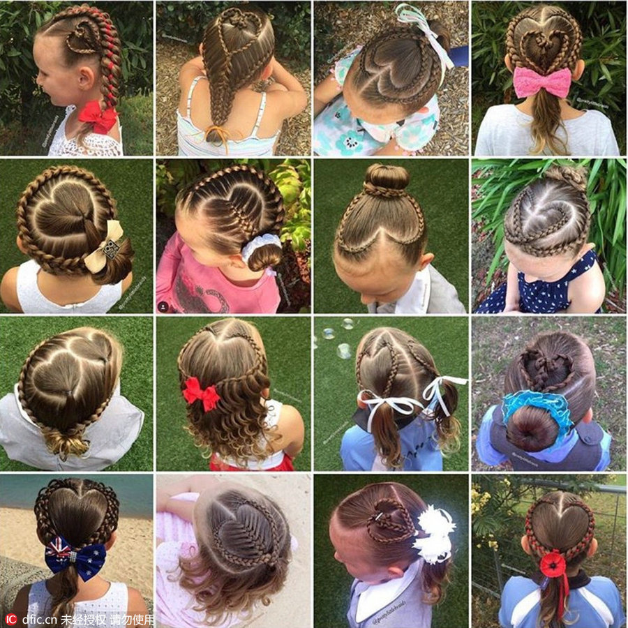 Fancy hair braids on little girl amaze social media