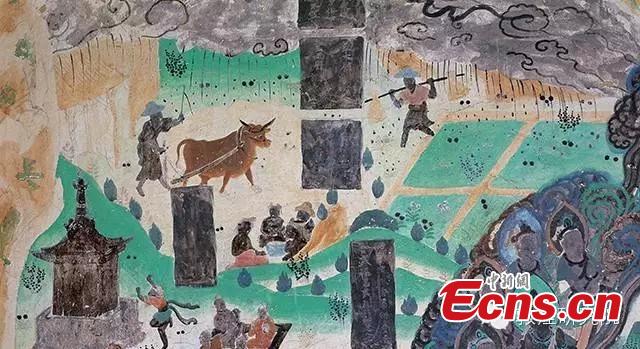 Dunhuang grotto paintings feature festival