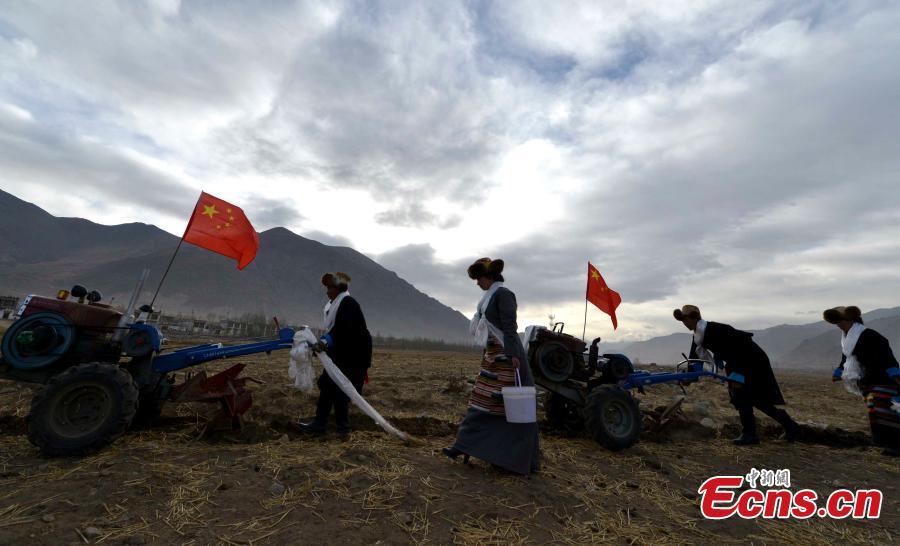 Tibet holds spring farming ceremony