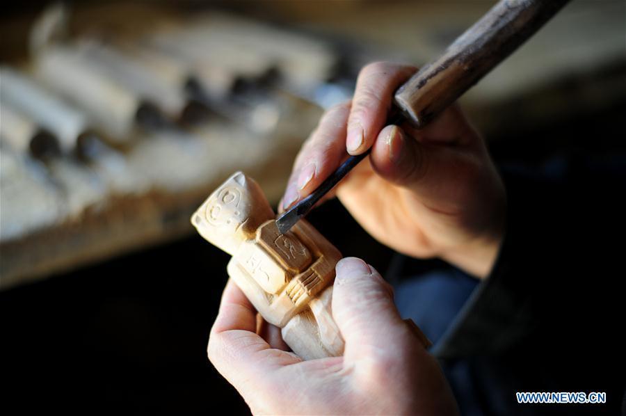 National intangible cultural heritage: fangcheng stone monkey