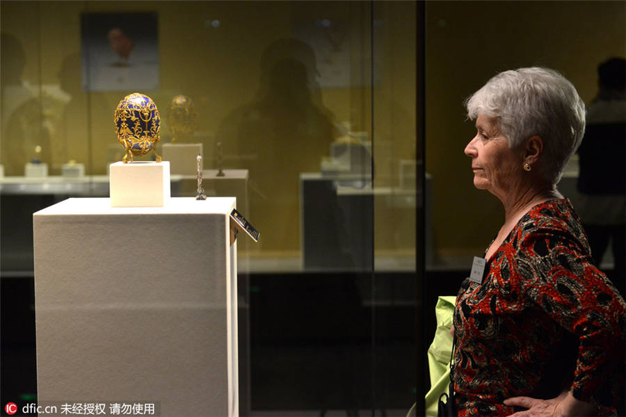 Faberge's Russian treasures on display at Palace Museum