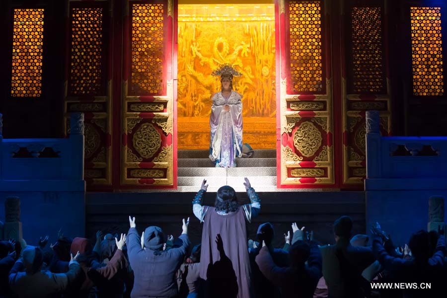 China's national opera house rehearses 'Turandot' in Hungary