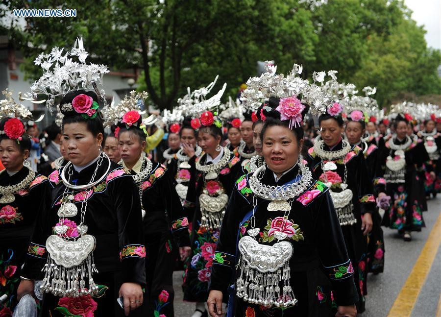 Miao's folk Valentine's Day celebrated in Southwest China