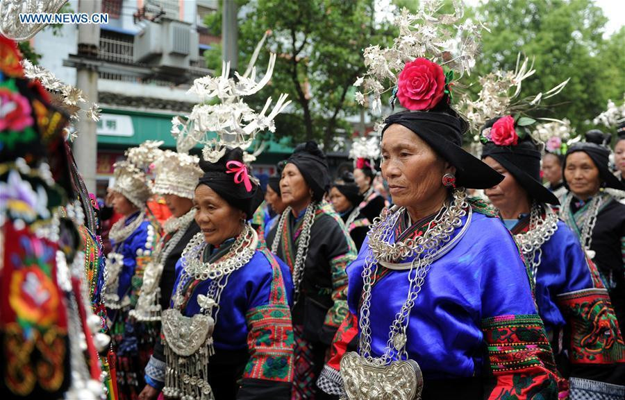 Miao's folk Valentine's Day celebrated in Southwest China