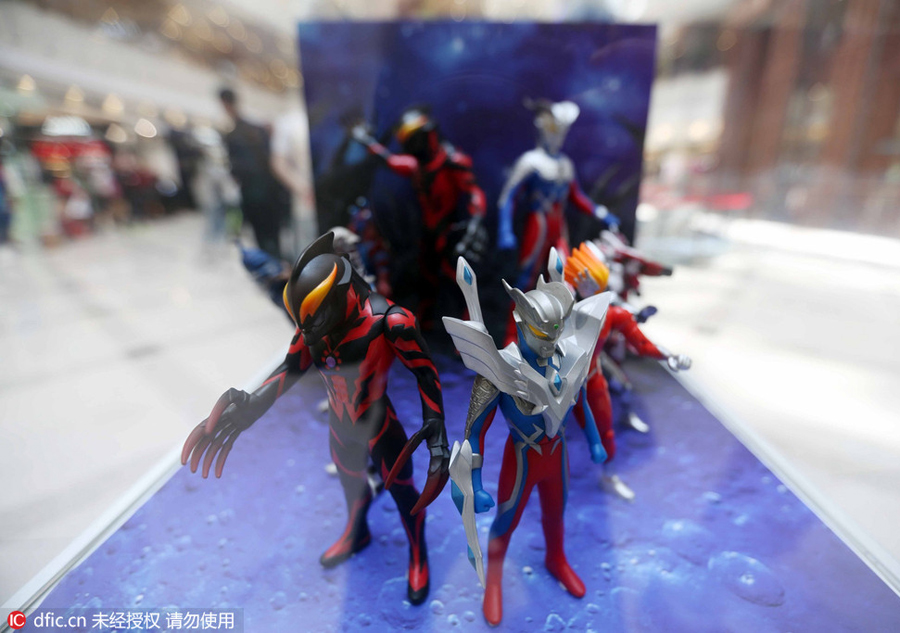 50th anniversary exhibit of <EM>Ultraman</EM> series debuts in Shanghai