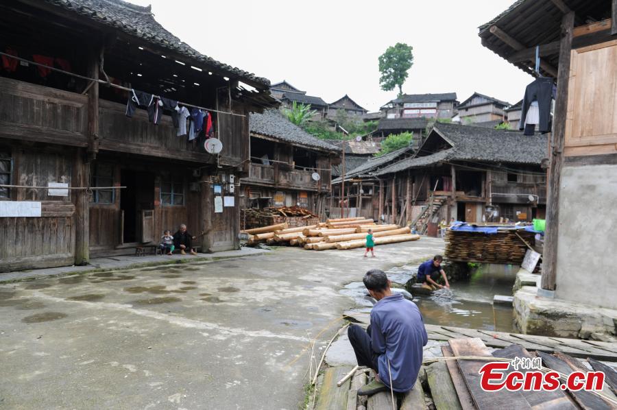 Dong village preserves old buildings and tradition