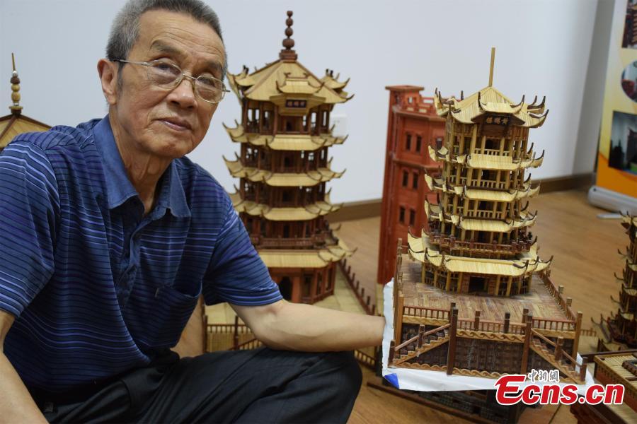 75-year-old builds new world with chopsticks and toothpicks