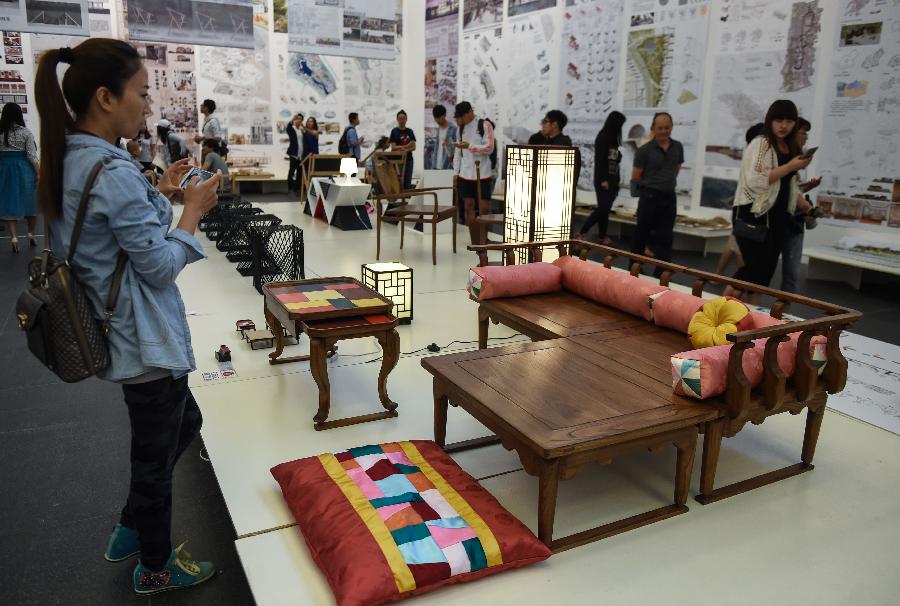 Exhibition displayed for art undergraduates of Tsinghua University
