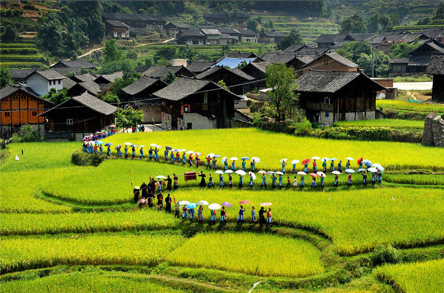 Images reveal life of Chinese Miao ethnic group