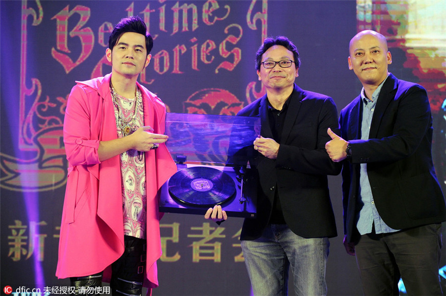 Jay Chou promotes new album