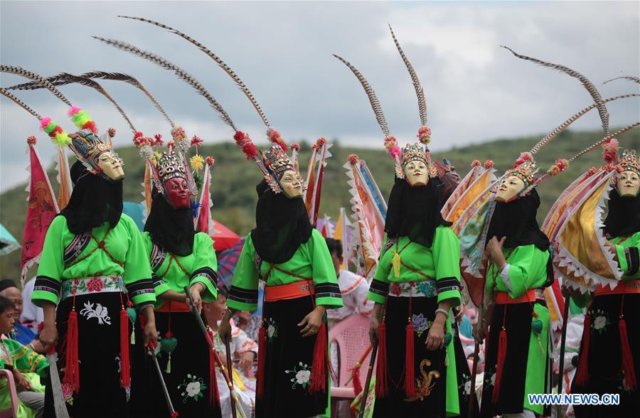 Mask festival kicks off in SW China's Guizhou