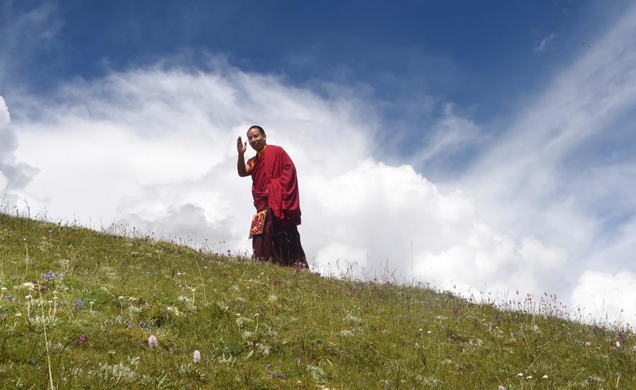 11th Panchen Lama visits Nagqu in China's Tibet