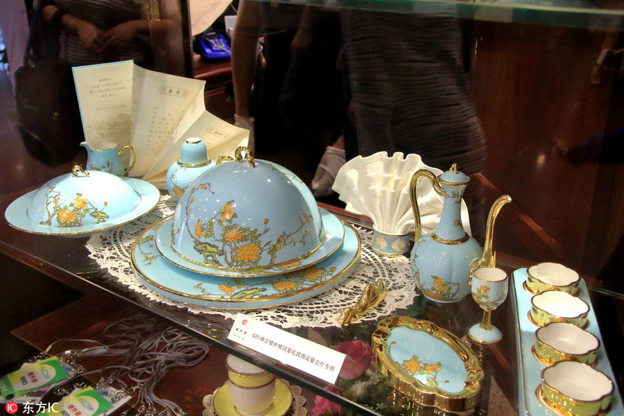 'First Lady tableware' a hit in Hangzhou