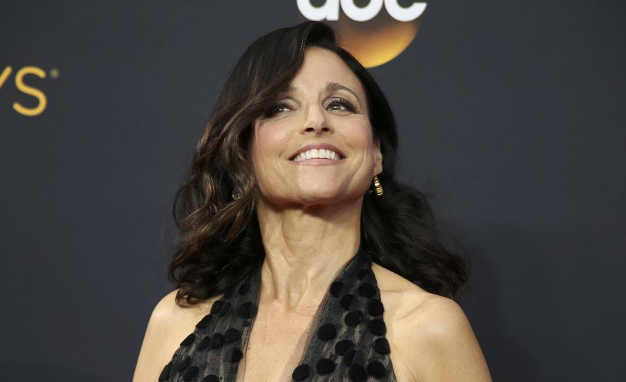 'Veep's Julia Louis-Dreyfus wins again as Emmys gets political