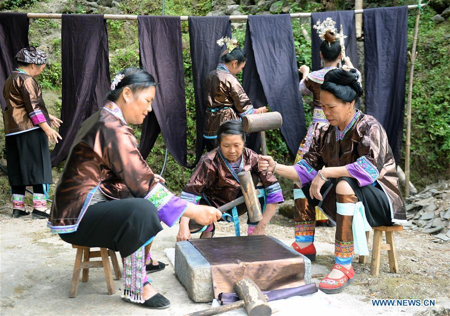 Handicraft of Miao people preserved well in S China