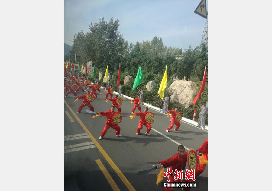 11th Zhengzhou International Shaolin Kung Fu Festival kicks off in C China