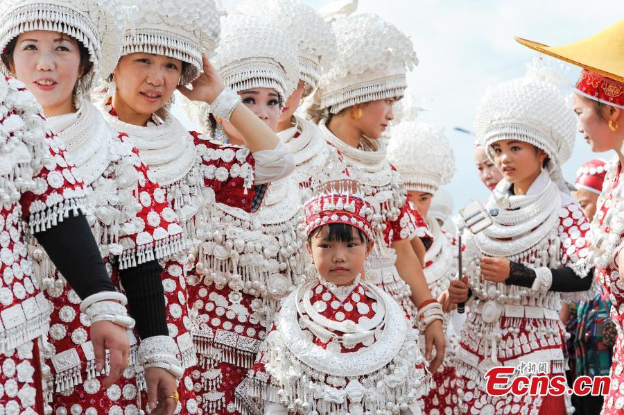 100kg silver hat for Miao folk festival