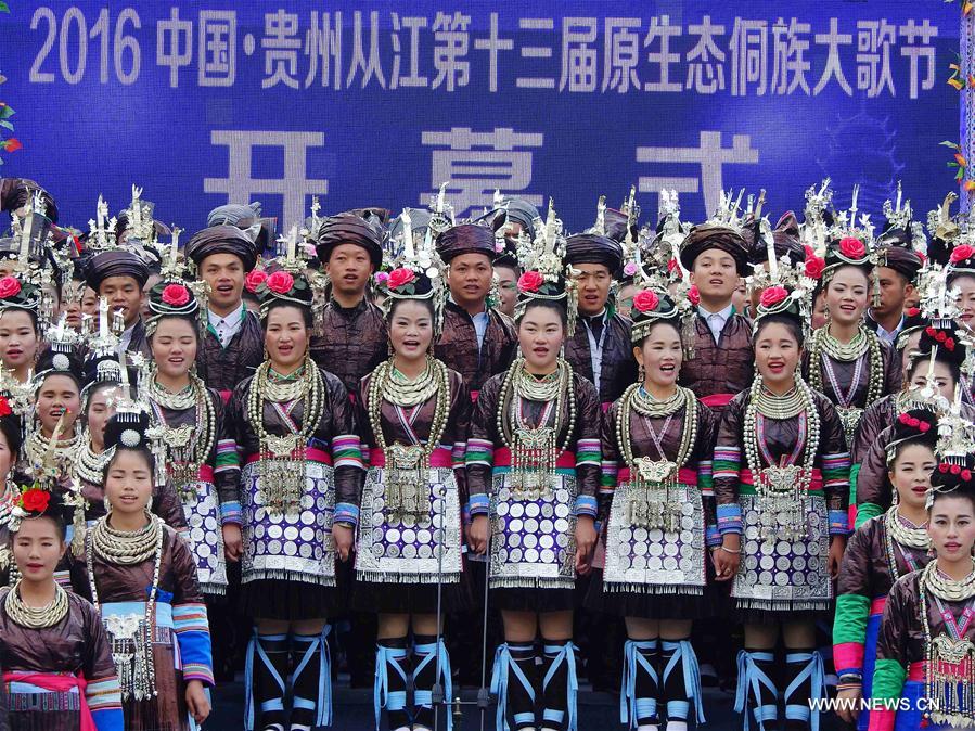 Grand Song of Dong chorus performance held in Guizhou