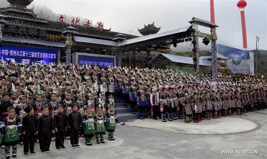 Grand Song of Dong chorus performance held in Guizhou