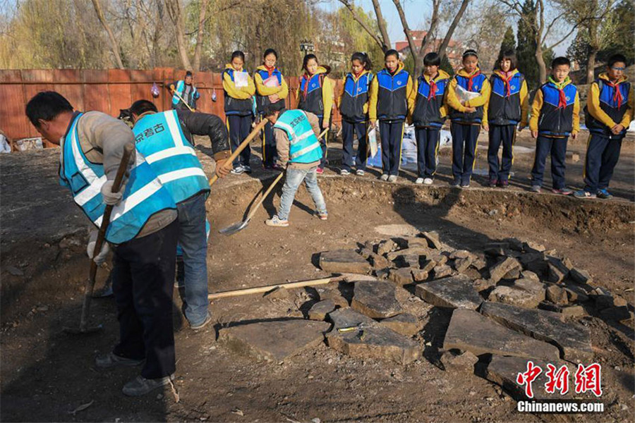 Old Summer Palace offers practical courses in archaeology