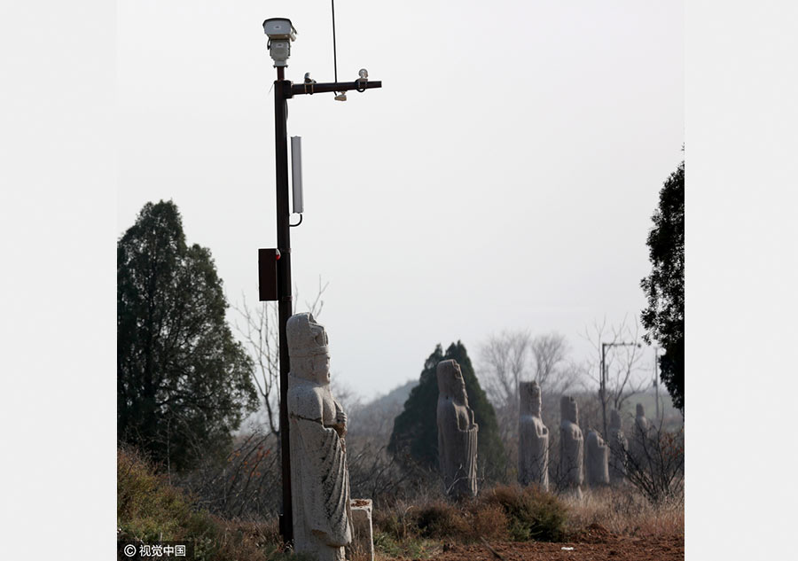 Electronic 'tomb-keepers' safeguard ancient Chongling Mausoleum