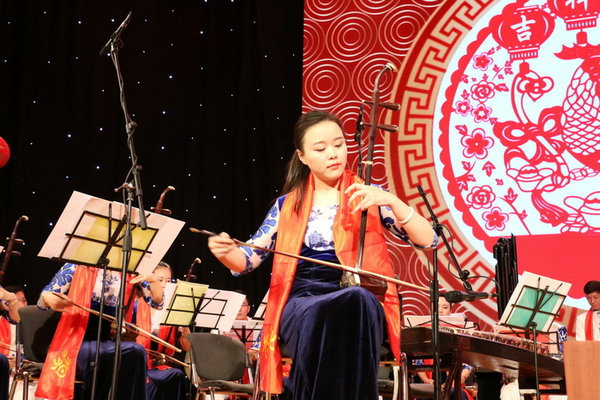 Musical performance rings in Chinese New Year in Kazakhstan