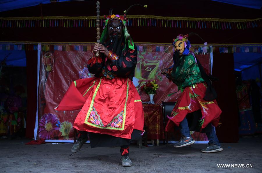 'Gaoshan' opera performed in NW China's Gansu