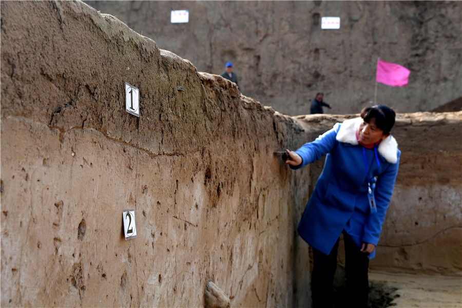 Site of ancient city of Zhenghan in C China