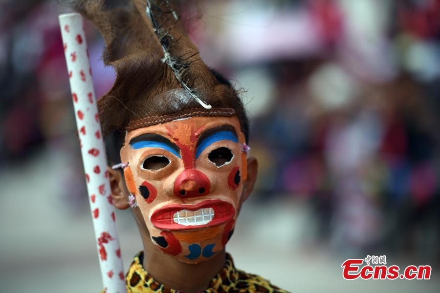 Yi people mark tiger festival in Yunnan