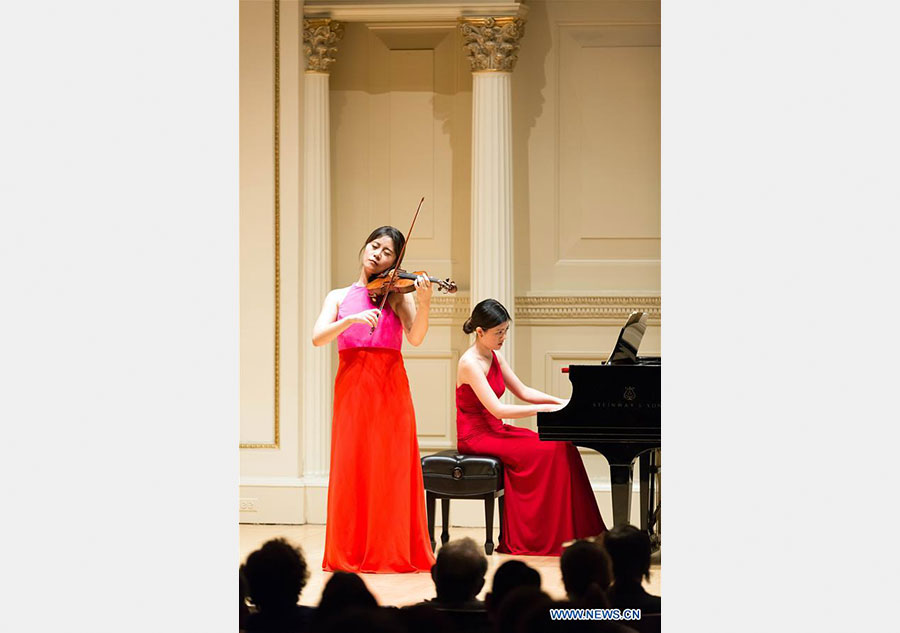 Chinese violinist Wang Jiazhi debuts at Carnegie Hall in New York