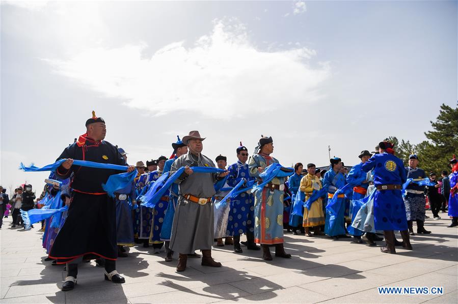 Memorial ritual for Genghis Khan held in China's Inner Mongolia