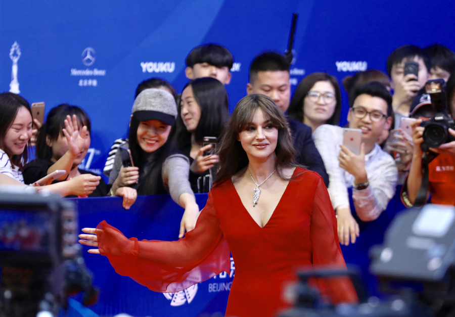 Stars walk the red carpet as Beijing Film Festival ends