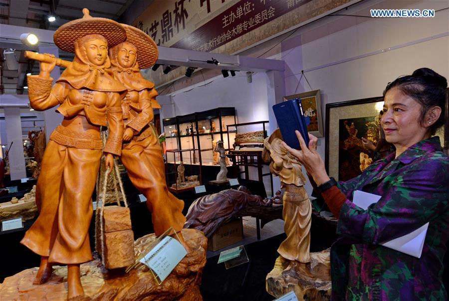 Cross-strait craftwork expo held in SE China's Fujian