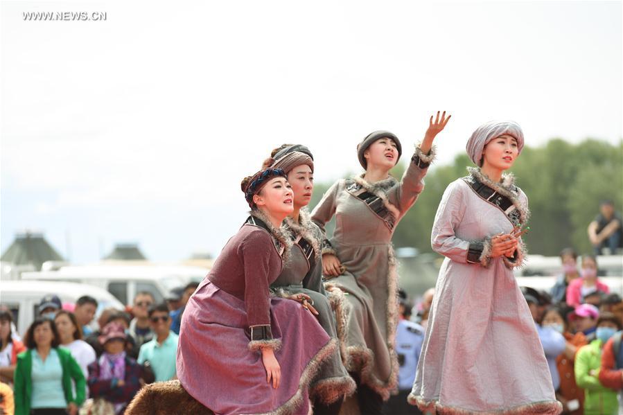 Dance drama performed to celebrate Kumule Festival in NE China