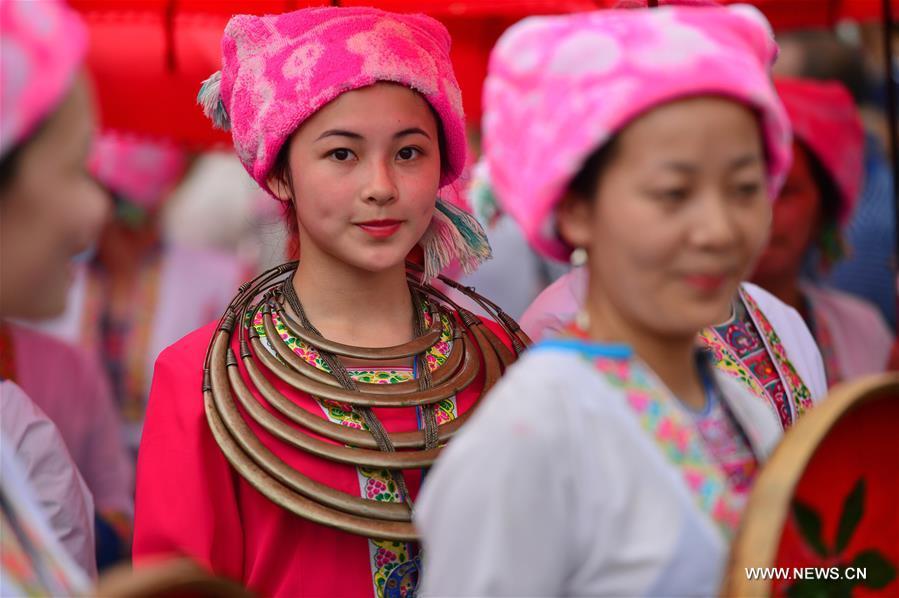 People of various ethnic groups celebrate Longji Terraces Cultural Festival in Guangxi