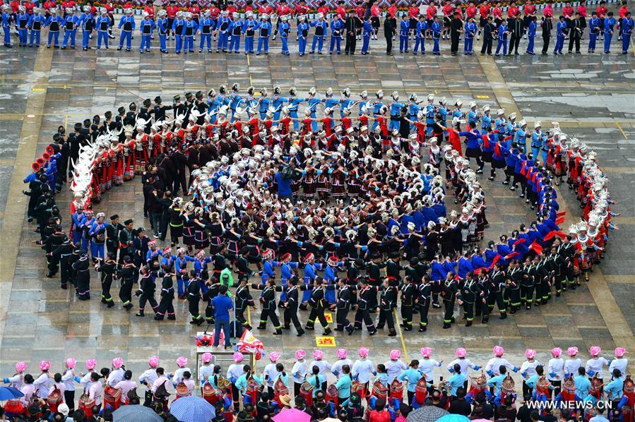 People of various ethnic groups celebrate Longji Terraces Cultural Festival in Guangxi