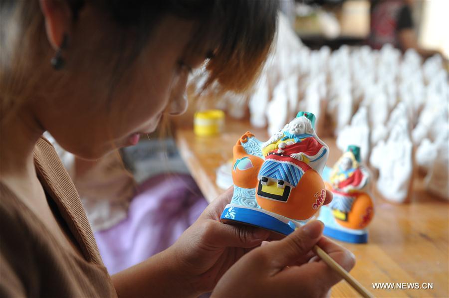 Sanchizhai clay sculpture in N. China