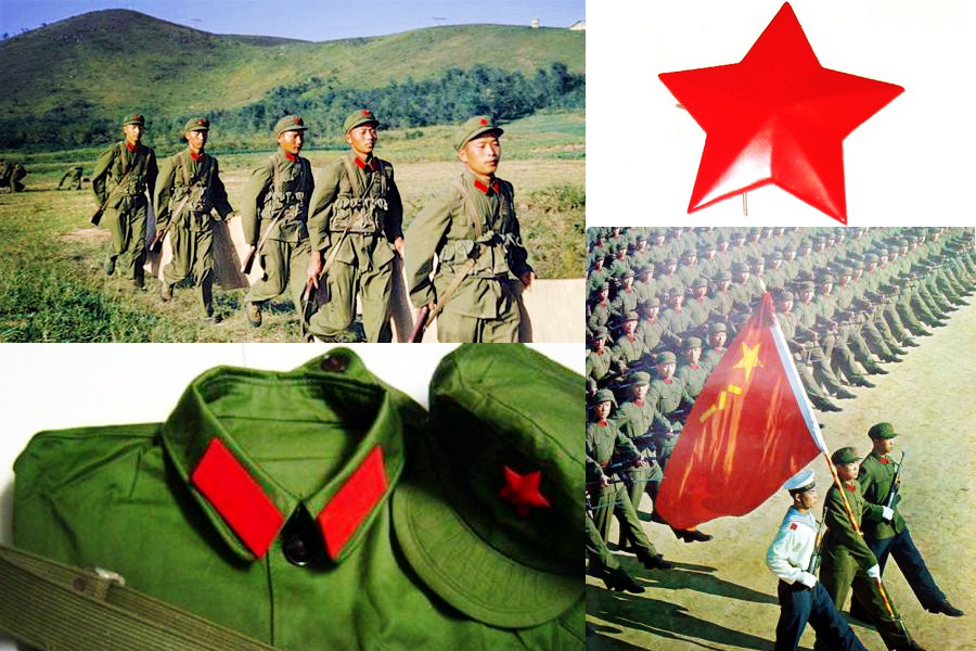 Changes in PLA's uniform after founding of PRC