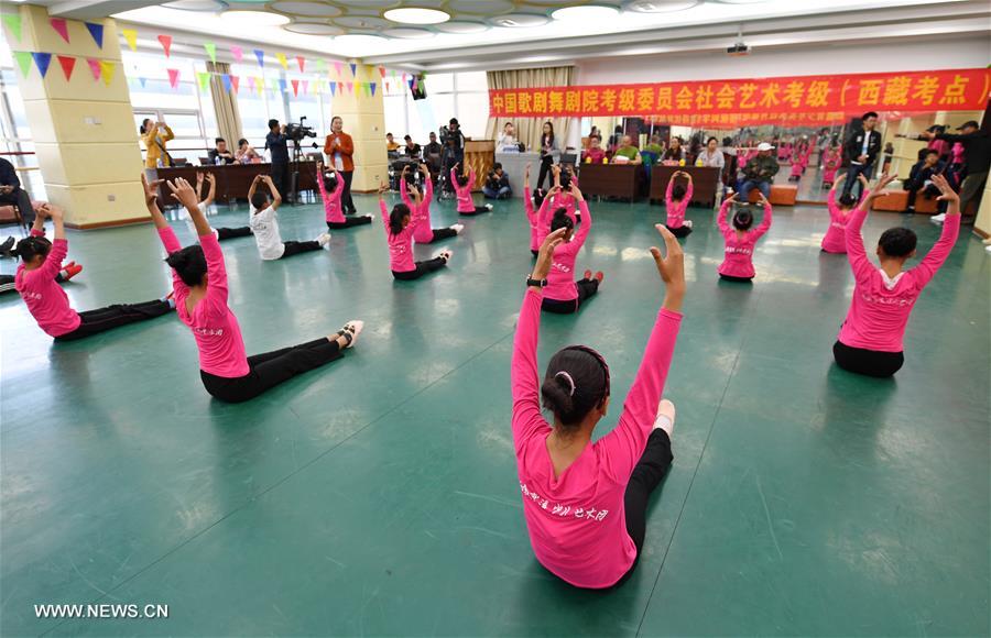 Artistic grade examination held in Lhasa, China's Tibet