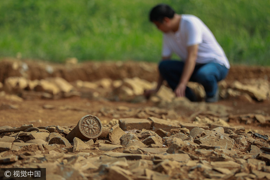 Cultural relics found during shantytown renovation in E China city