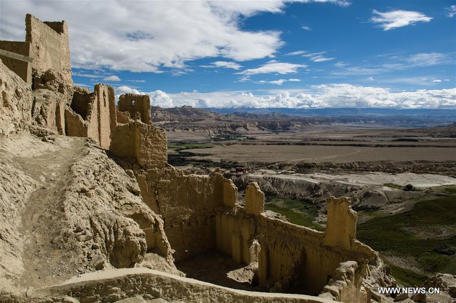 Ruins of Guge Kingdom in SW China's Tibet