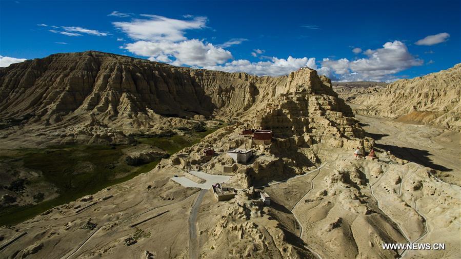 Ruins of Guge Kingdom in SW China's Tibet