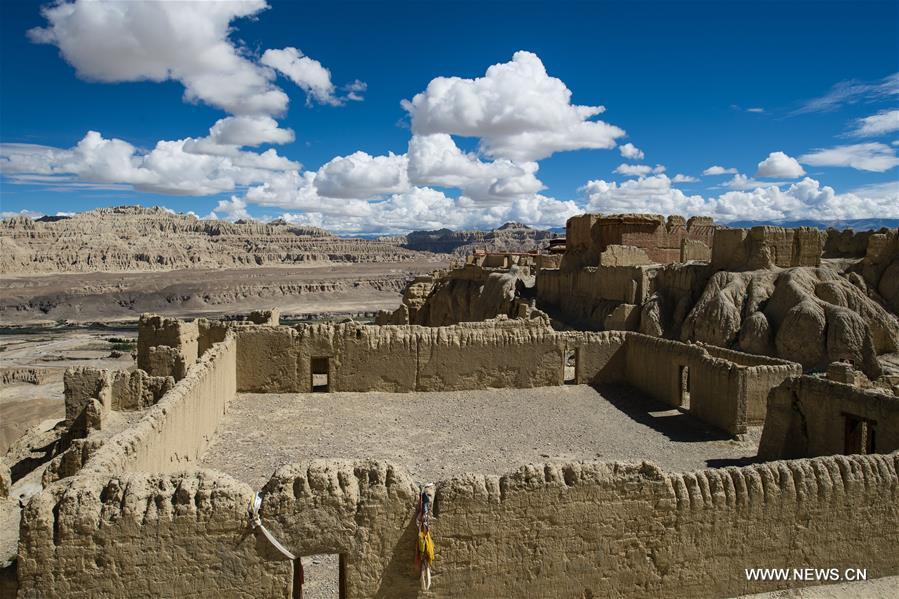 Ruins of Guge Kingdom in SW China's Tibet