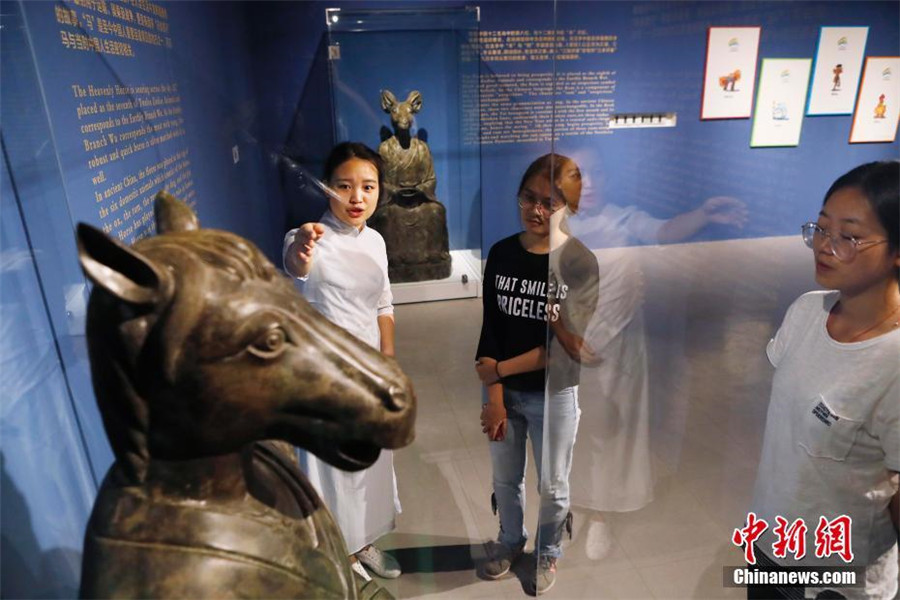 Rare Chinese zodiac statues go on display in Shanghai