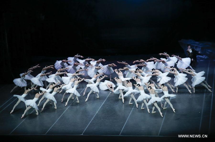 Shanghai Ballet performs Swan Lake in Antwerp, Belgium