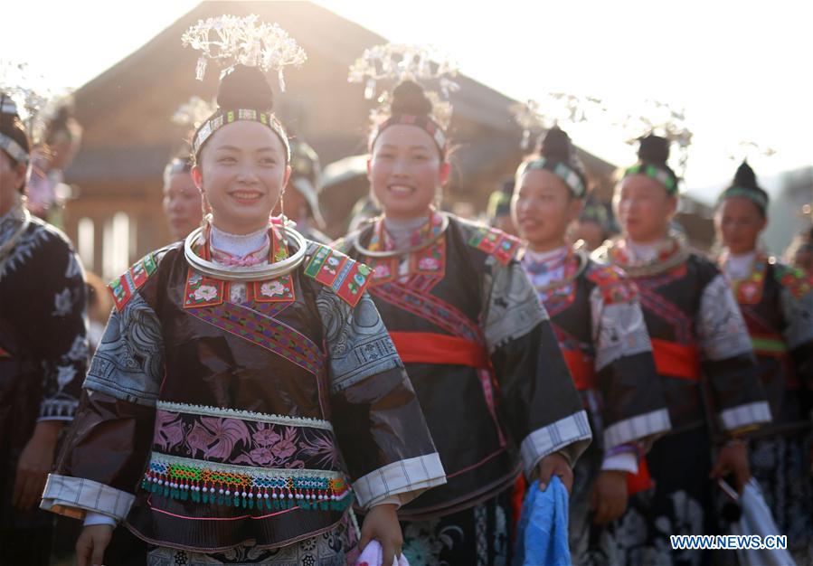 People of Miao ethnic group celebrate ‘Chixin’ festival in SW China