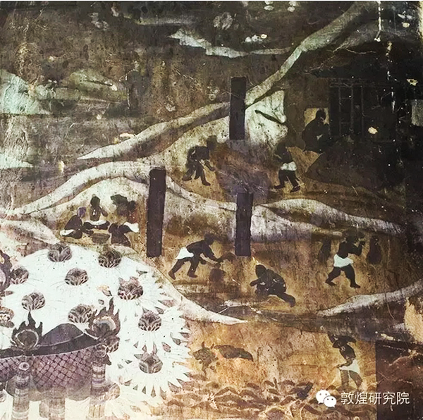 Frescos illustrate ancient workers in Dunhuang