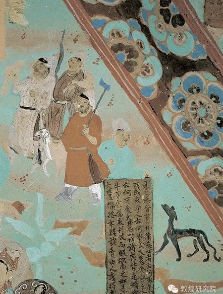 Frescos illustrate ancient workers in Dunhuang