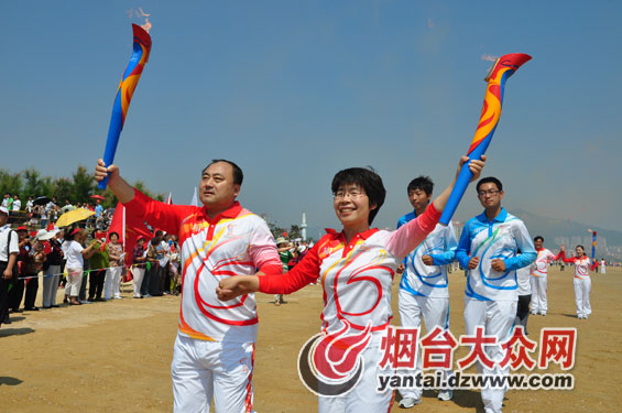 亚沙会火炬今日在烟台传递 奥运冠军邢傲伟第一棒