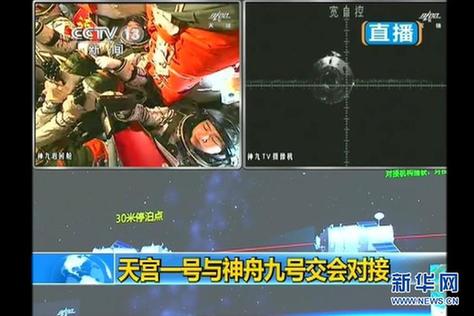 神九天宫首次载人交会对接取得成功